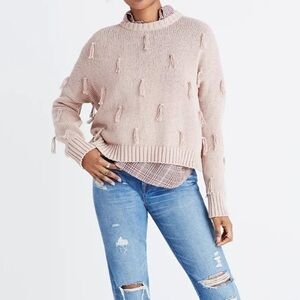 MADEWELL Tassel Pullover Sweater